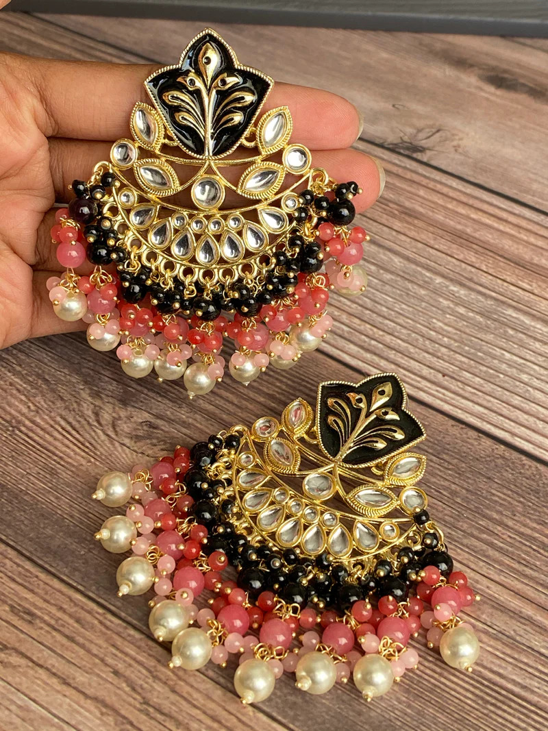 Indian Meenakari Earrings